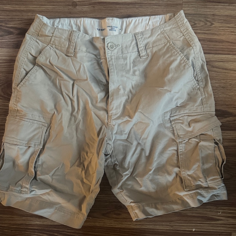 Old Navy Men's Beige Cargo Shorts